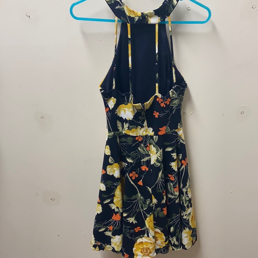 Floral high neck sundress